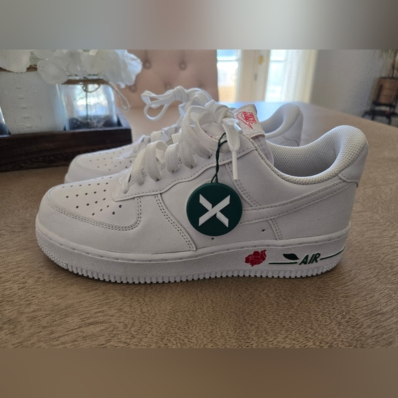 Nike Air Force 1 Low Rose White - Picture 1 of 5